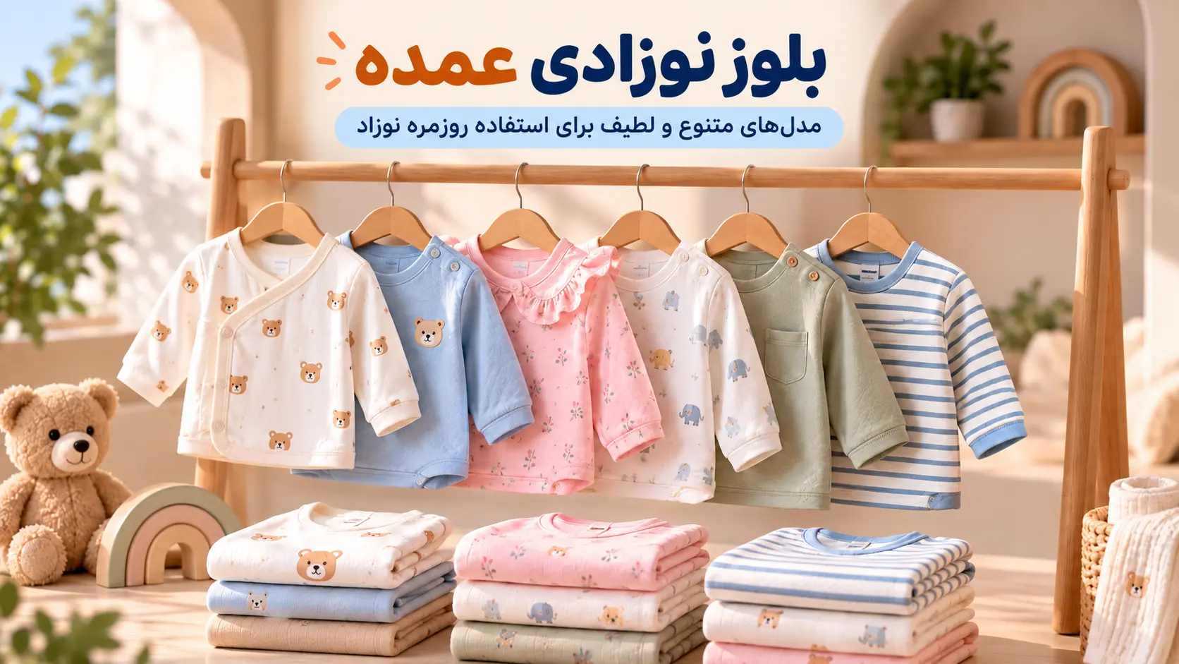 خرید عمده بلوز نوزادی